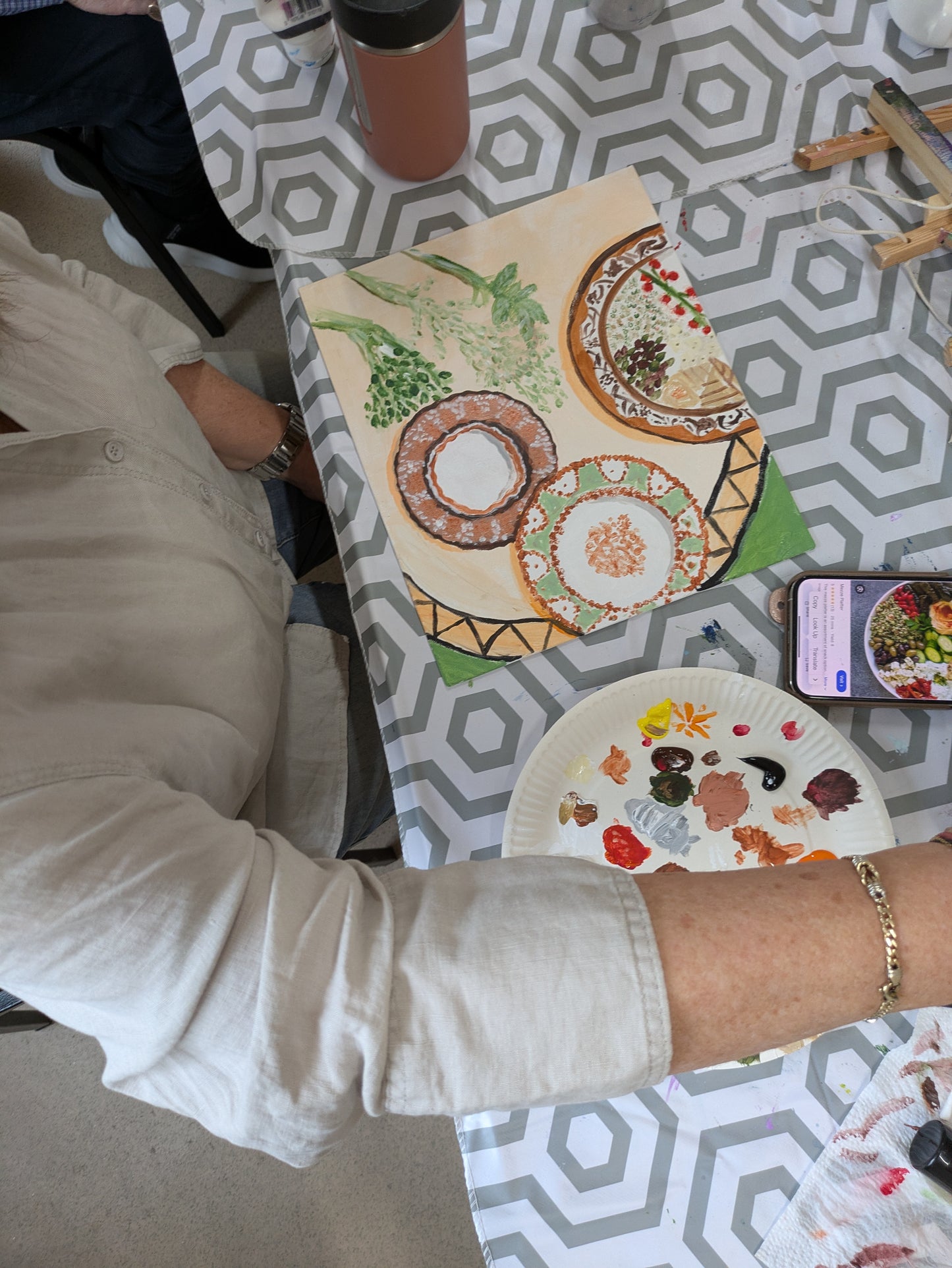 Weekly Acrylic Painting Classes, Hertfordshire - TUESDAY Morning Course - 7 week WINTER TERM #2 (Nov - Dec 25) - Datchworth Parish Church Hall, Hertfordshire
