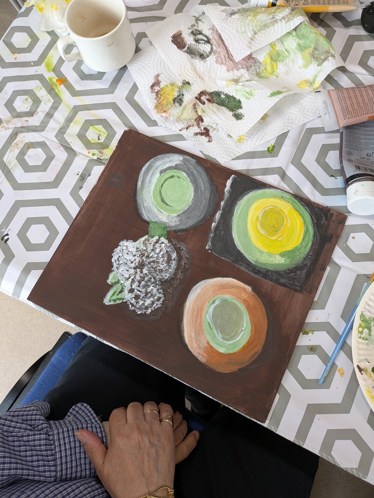 Weekly Acrylic Painting Classes, Hertfordshire - TUESDAY Morning Course - 7 week WINTER TERM #2 (Nov - Dec 25) - Datchworth Parish Church Hall, Hertfordshire