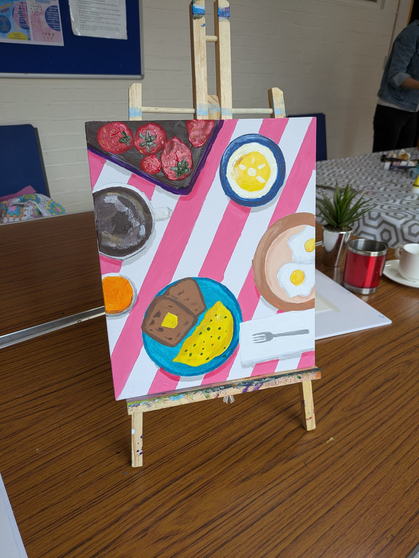 Weekly Acrylic Painting Classes, Hertfordshire - TUESDAY Morning Course - 7 week WINTER TERM #2 (Nov - Dec 25) - Datchworth Parish Church Hall, Hertfordshire