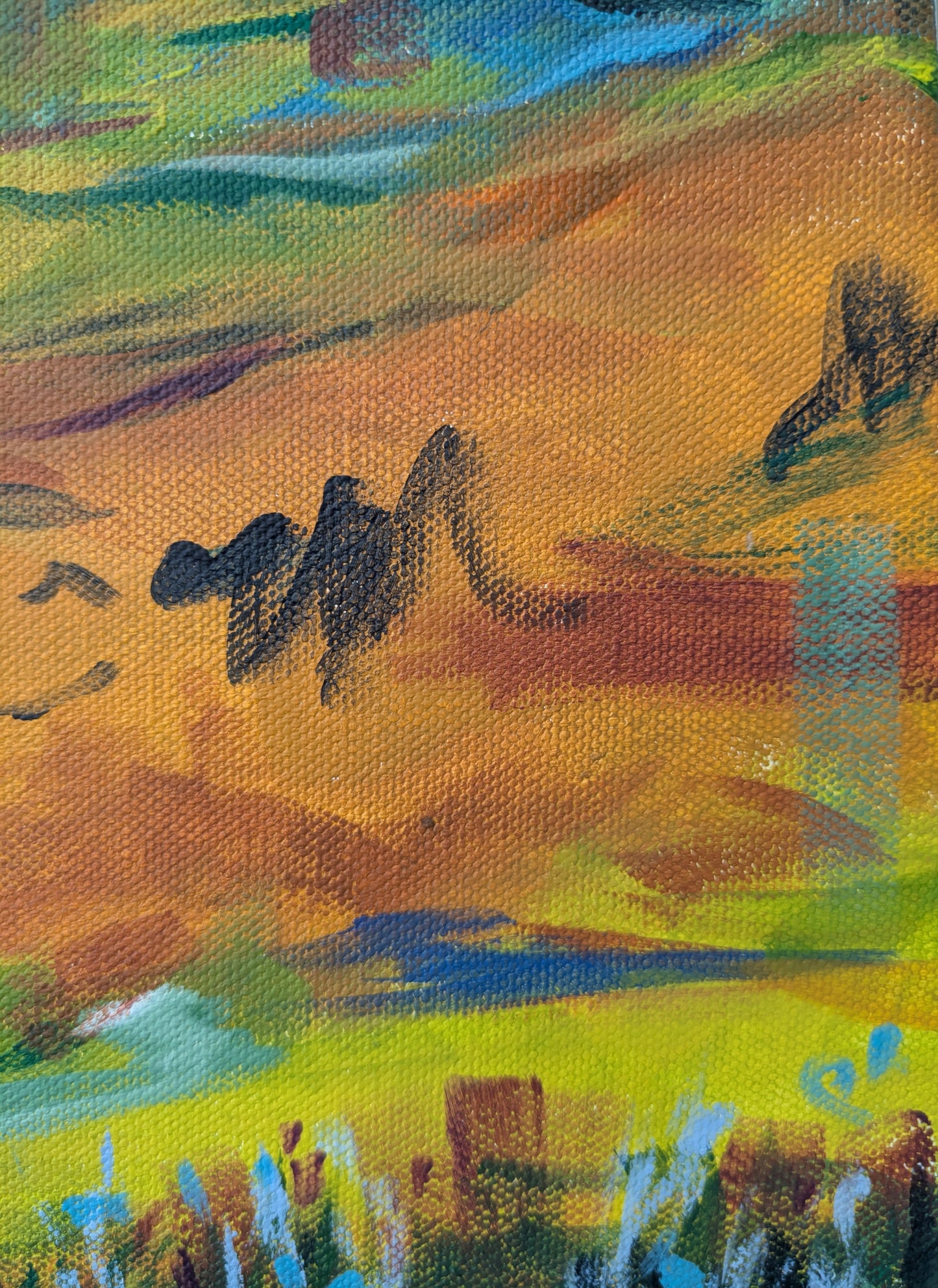 Watching the World (80x80cm)