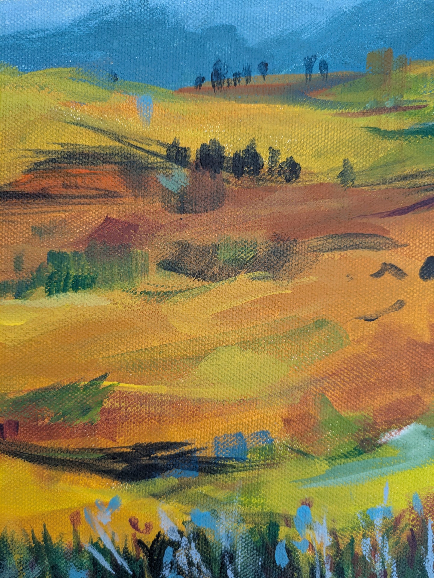 Watching the World (80x80cm)