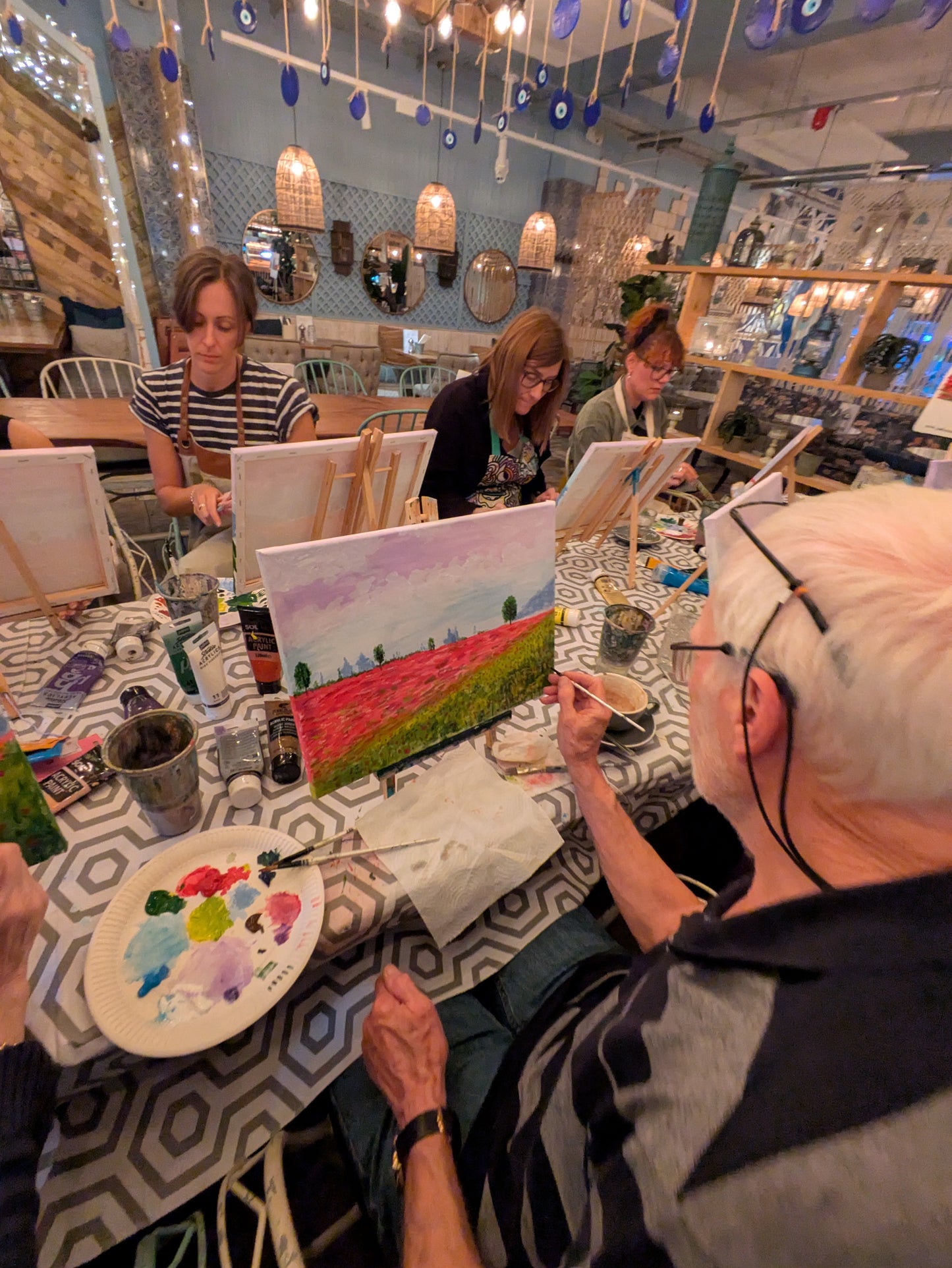 POPPY FIELD - Painting Workshop at The Howard Centre, Welwyn - Sunday 21st September 2025, 1.30pm