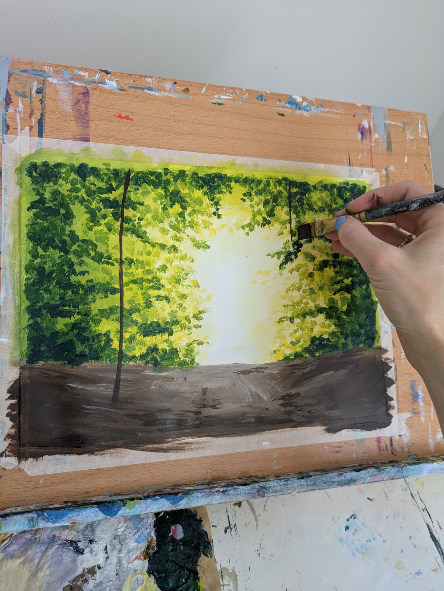 PATH TO THE LIGHT - Painting Workshop at Odyssey Spa, Knebworth, Hertfordshire - 10th NOVEMBER 2025, 10am