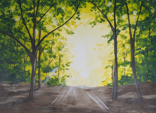 PATH TO THE LIGHT - Painting Workshop at Odyssey Spa, Knebworth, Hertfordshire - 10th NOVEMBER 2025, 10am