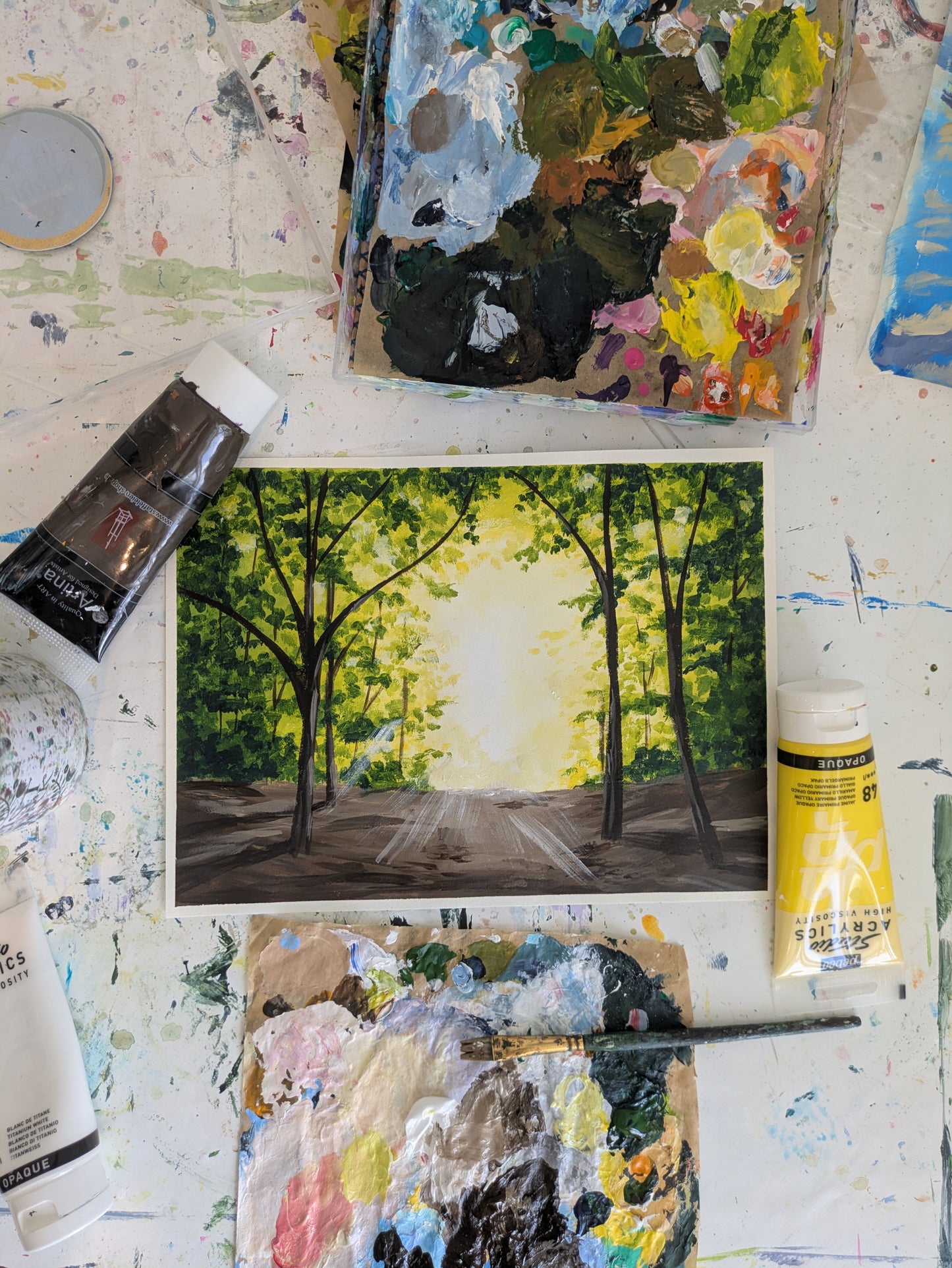 PATH TO THE LIGHT - Painting Workshop at Odyssey Spa, Knebworth, Hertfordshire - 10th NOVEMBER 2025, 10am