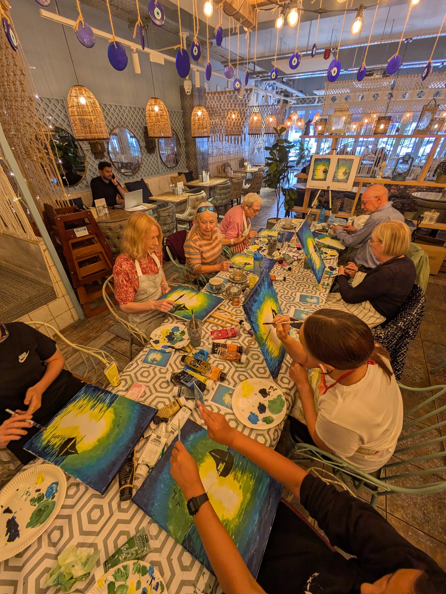 THE FOUR SEASONS - Painting Workshop at The Three Hammers, Mill Hill, London - Thursday 8th JANUARY 2026, 7.30pm