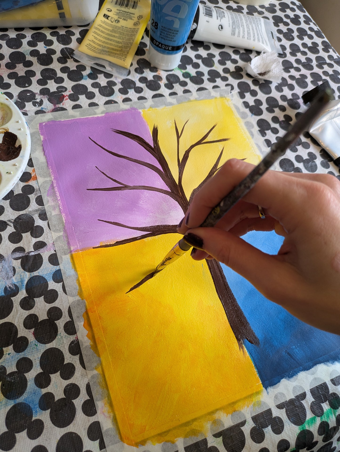 THE FOUR SEASONS - Painting Workshop at The Three Hammers, Mill Hill, London - Thursday 8th JANUARY 2026, 7.30pm