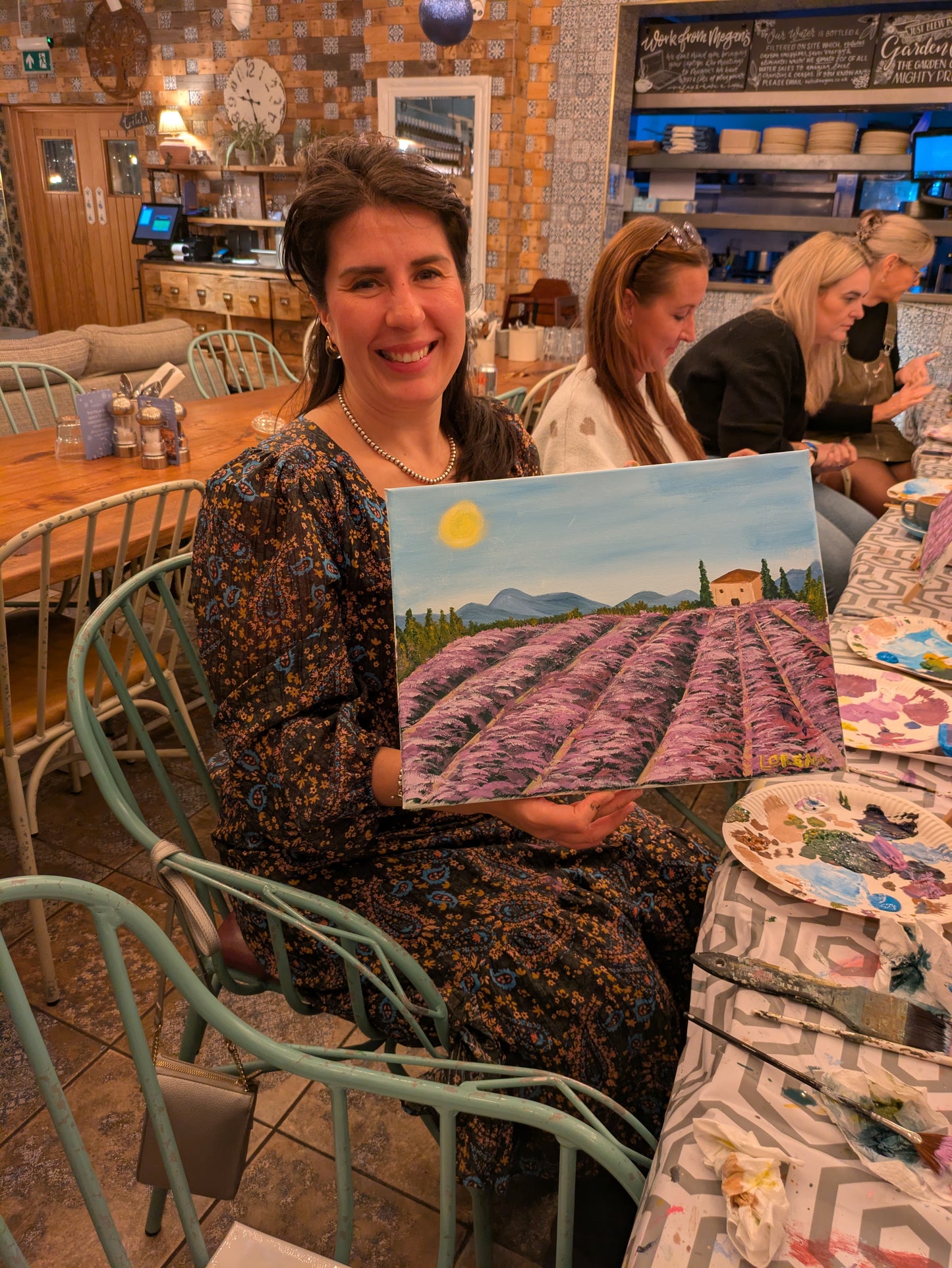 LAVENDER FIELD - Painting Workshop at The Glasshouse, Hitchin, Hertfordshire - Tuesday 24th MARCH 2026, 7.30pm