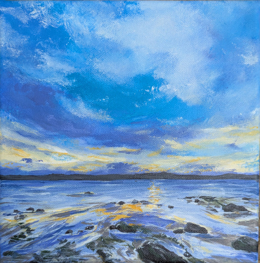Indigo Shallows (23.5x23.5cm)