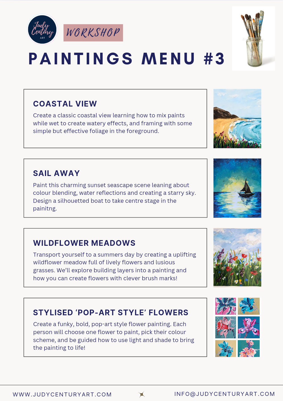 HOST YOUR OWN PAINTING WORKSHOP - Any theme