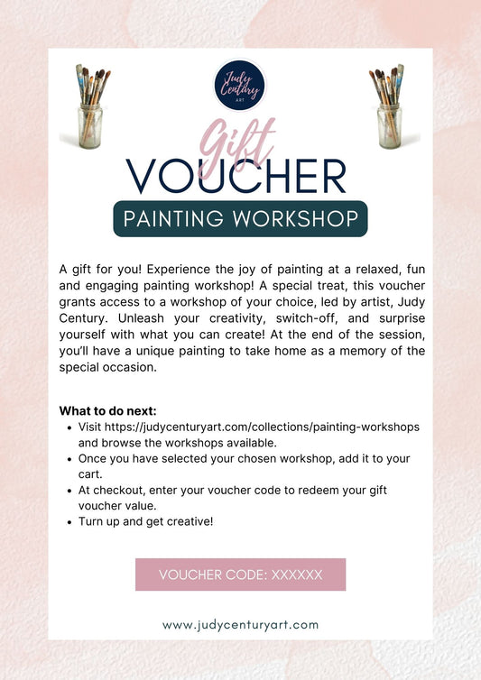 GIFT VOUCHER - PAINTING WORKSHOP