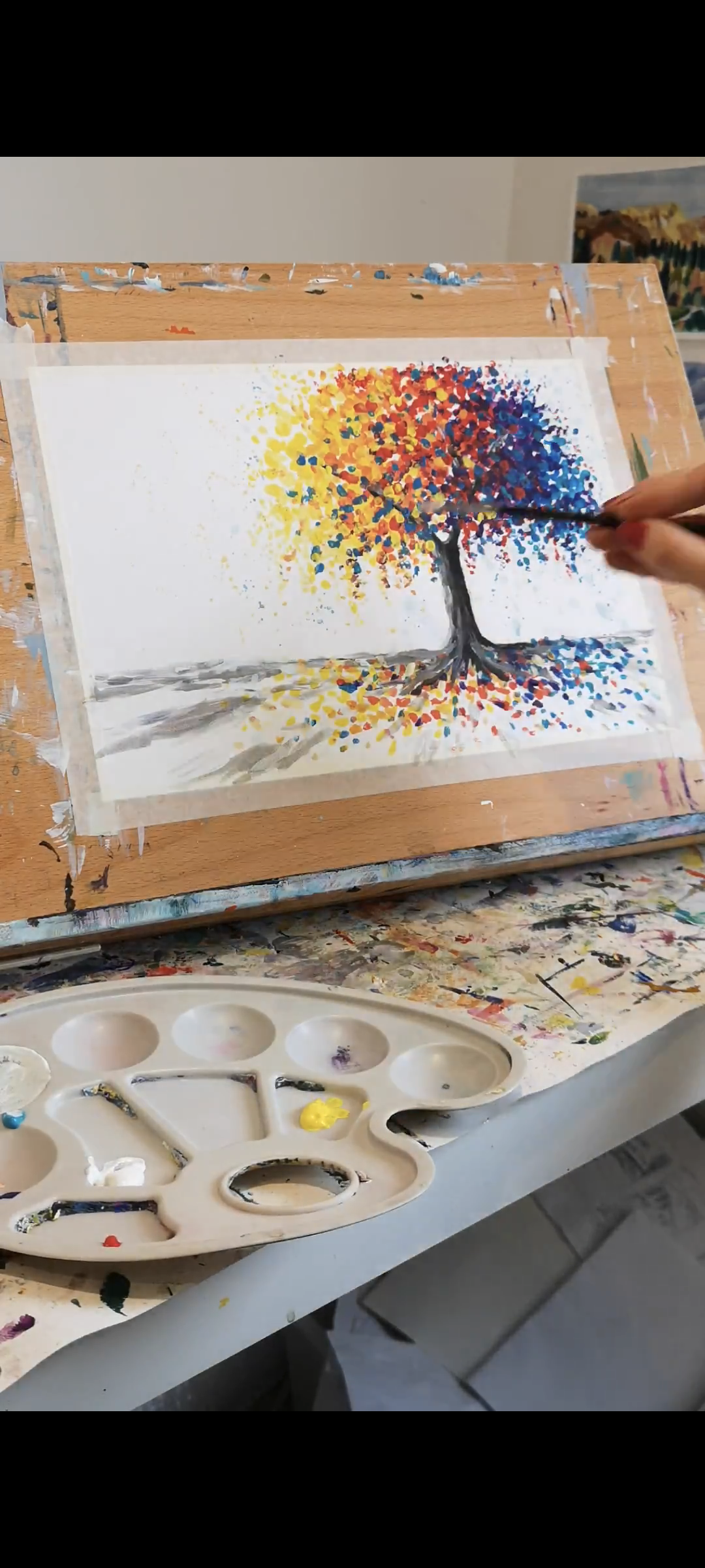 TREE OF HOPE - Painting Workshop at The Glasshouse, Hitchin, Herts - Tuesday 25th NOVEMBER 2025, 7.30pm