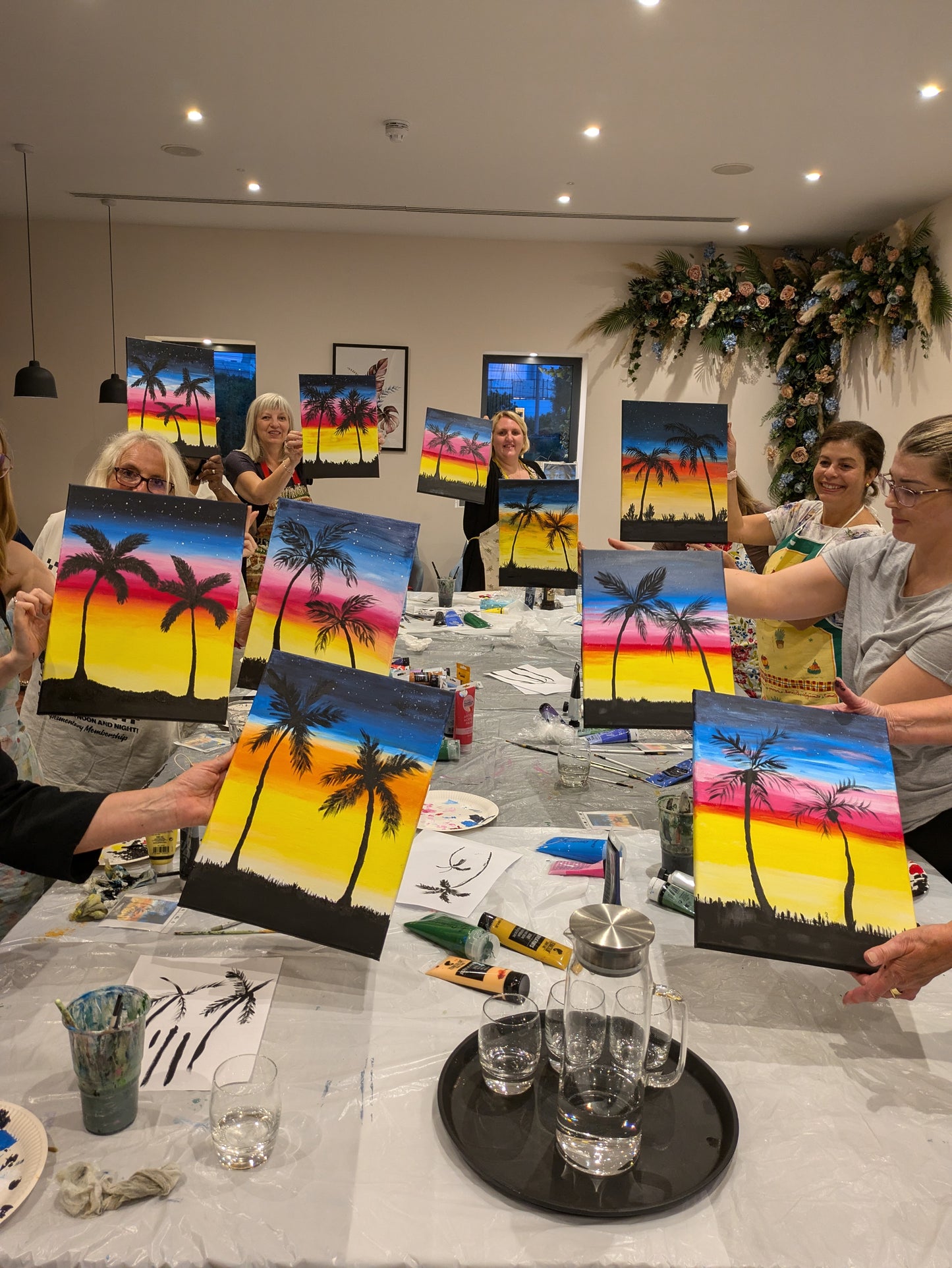 THE FOUR SEASONS - Painting Workshop at The Three Hammers, Mill Hill, London - Thursday 8th JANUARY 2026, 7.30pm