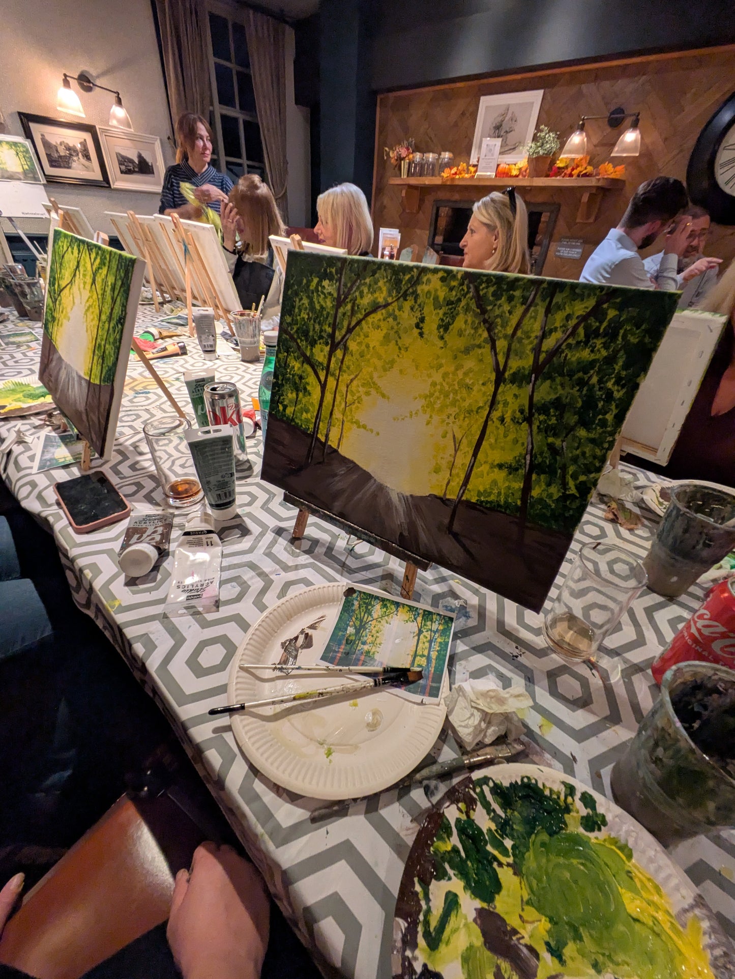 PATH TO THE LIGHT - Painting Workshop at Megan's Restaurant, Hertfordshire - Tuesday 6th JANUARY 2026, 10am