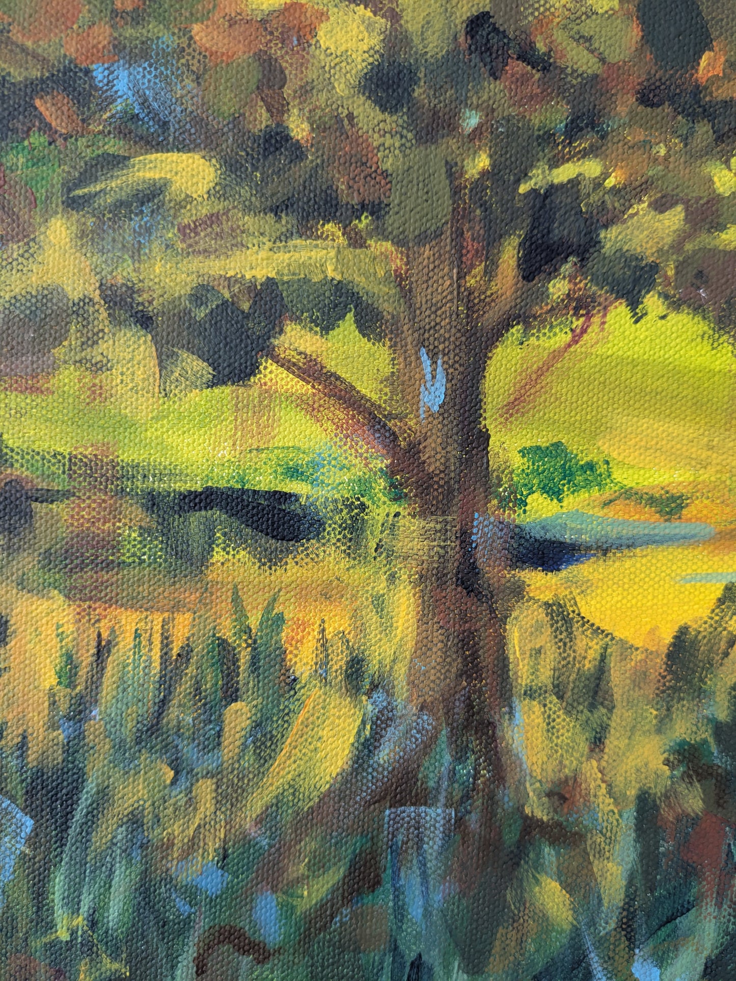 Watching the World (80x80cm)