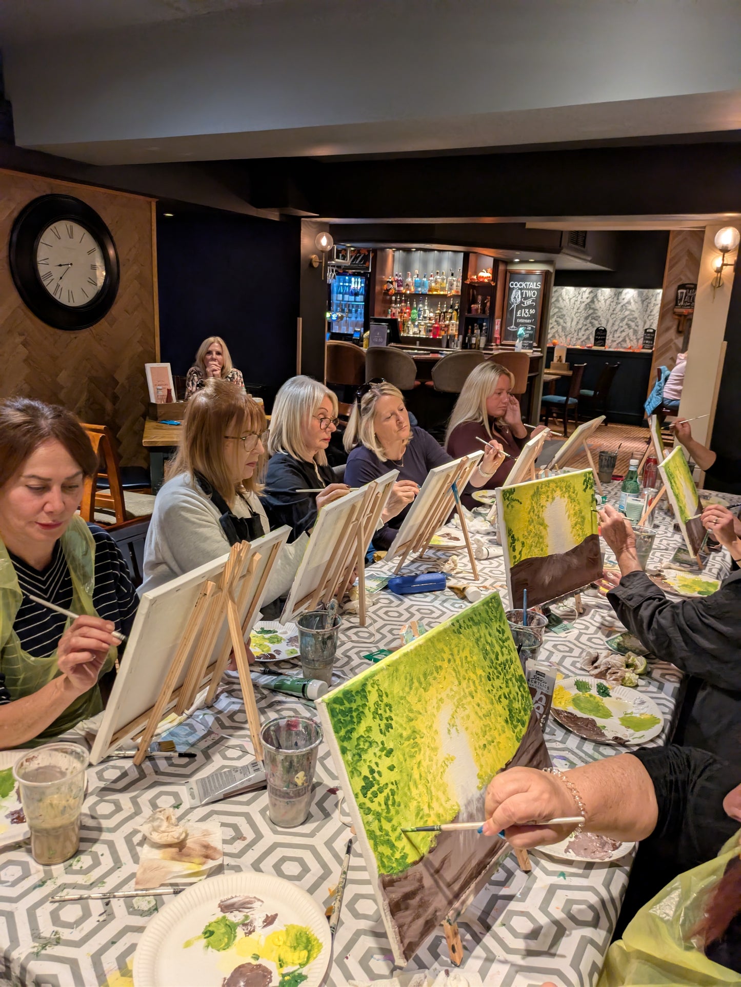 PATH TO THE LIGHT - Painting Workshop at Megan's Restaurant, Hertfordshire - Tuesday 6th JANUARY 2026, 10am