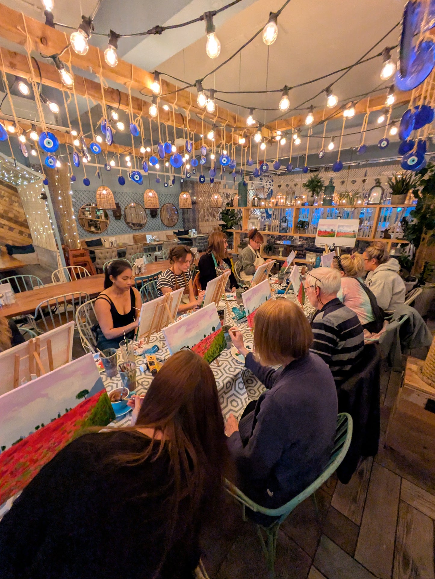 POPPY FIELD - Painting Workshop at Odyssey Spa, Knebworth, Hertfordshire - Monday 6th OCTOBER 2025, 10am