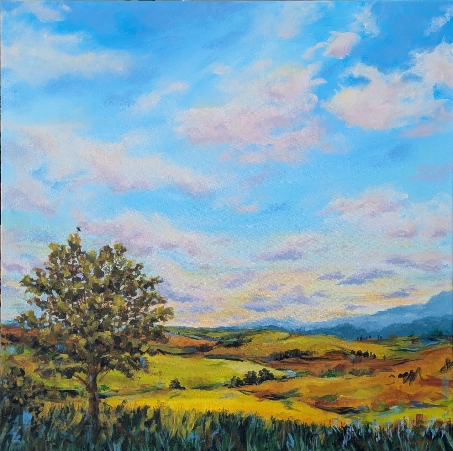 Watching the World (80x80cm)
