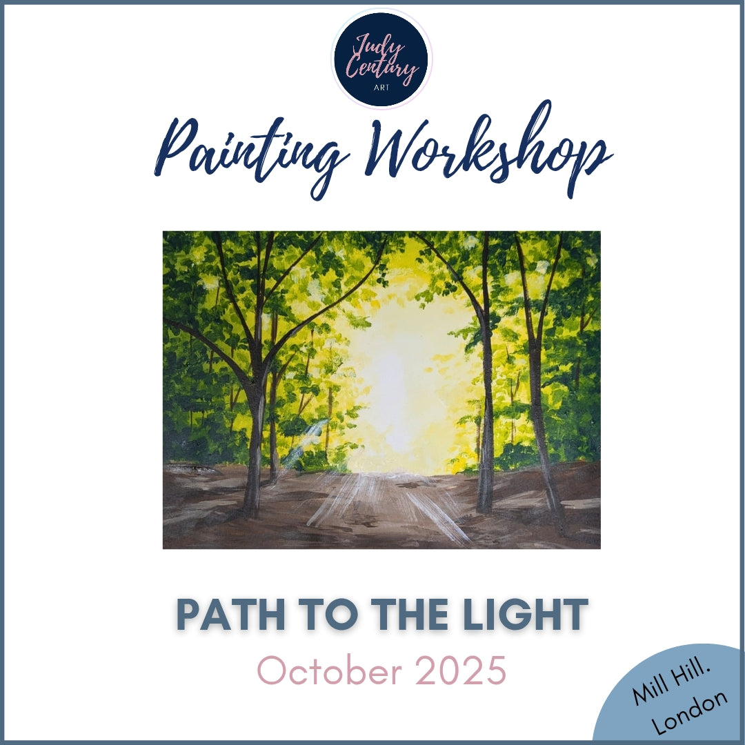 PATH TO THE LIGHT - Painting Workshop at The Three Hammers Pub, Mill Hill, London - Tuesday 7th OCTOBER 2025, 7.30pm