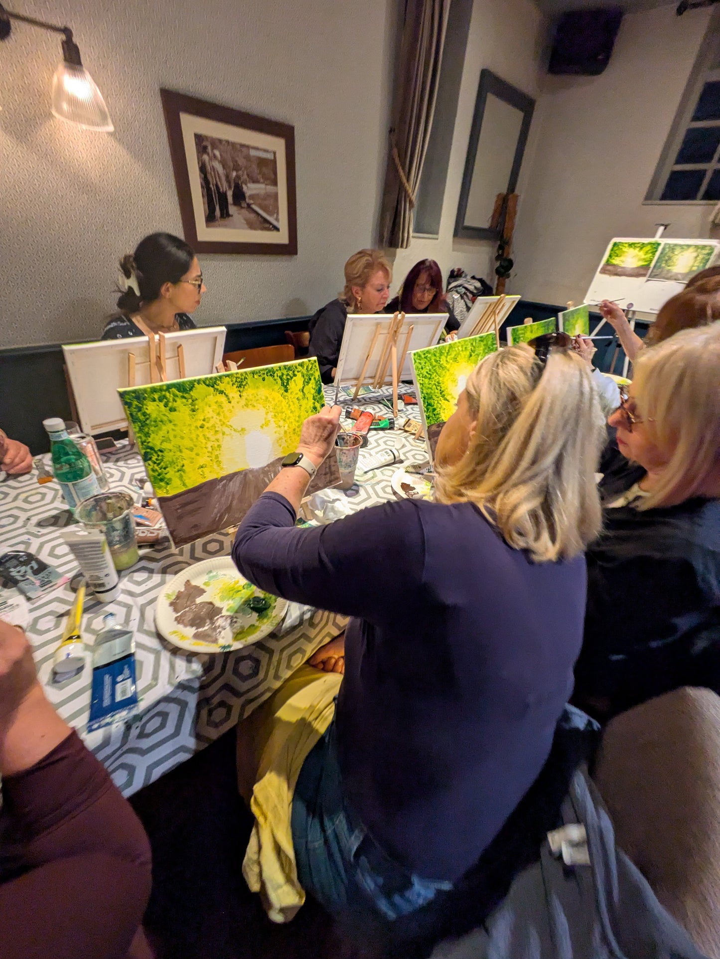 PATH TO THE LIGHT - Painting Workshop at Megan's Restaurant, Hertfordshire - Tuesday 6th JANUARY 2026, 10am