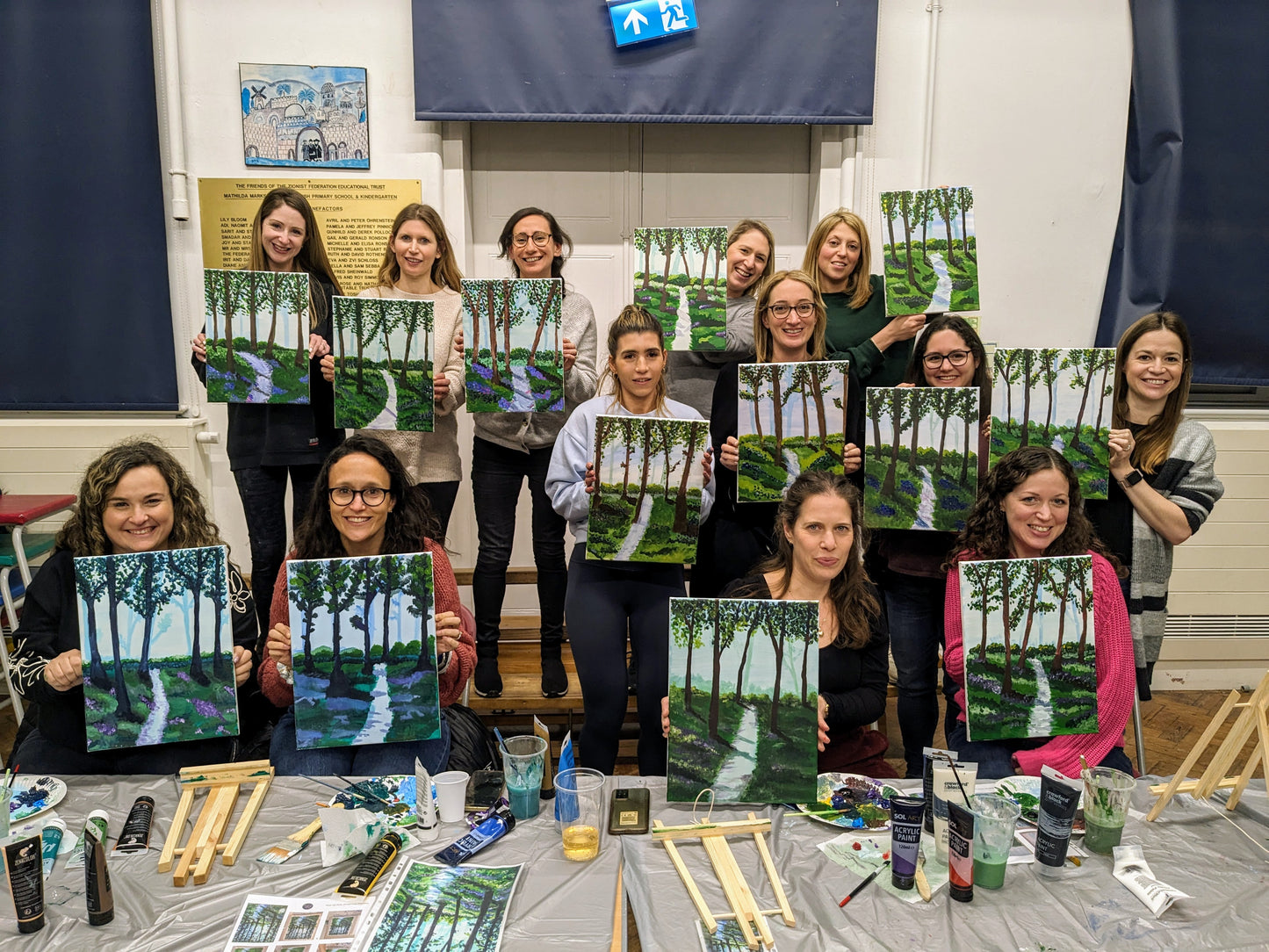 CORPORATE PAINTING WORKSHOP - Team building event!
