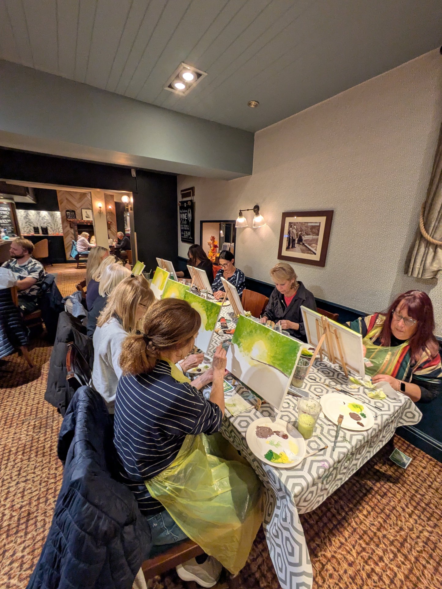 PATH TO THE LIGHT - Painting Workshop at Megan's Restaurant, Hertfordshire - Tuesday 6th JANUARY 2026, 10am