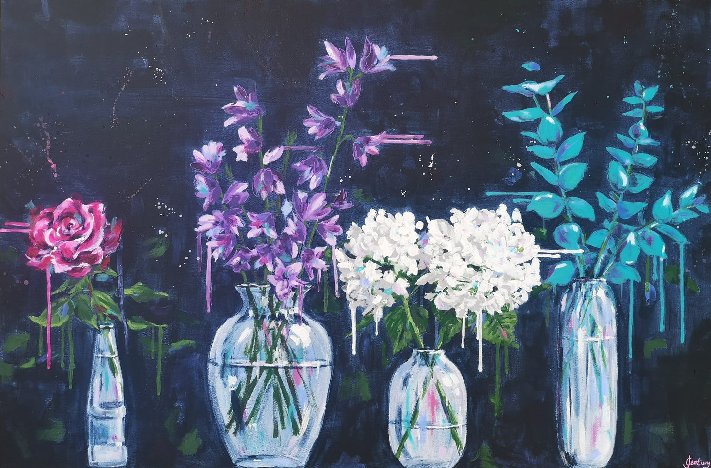 All in a Row (91x61cm)