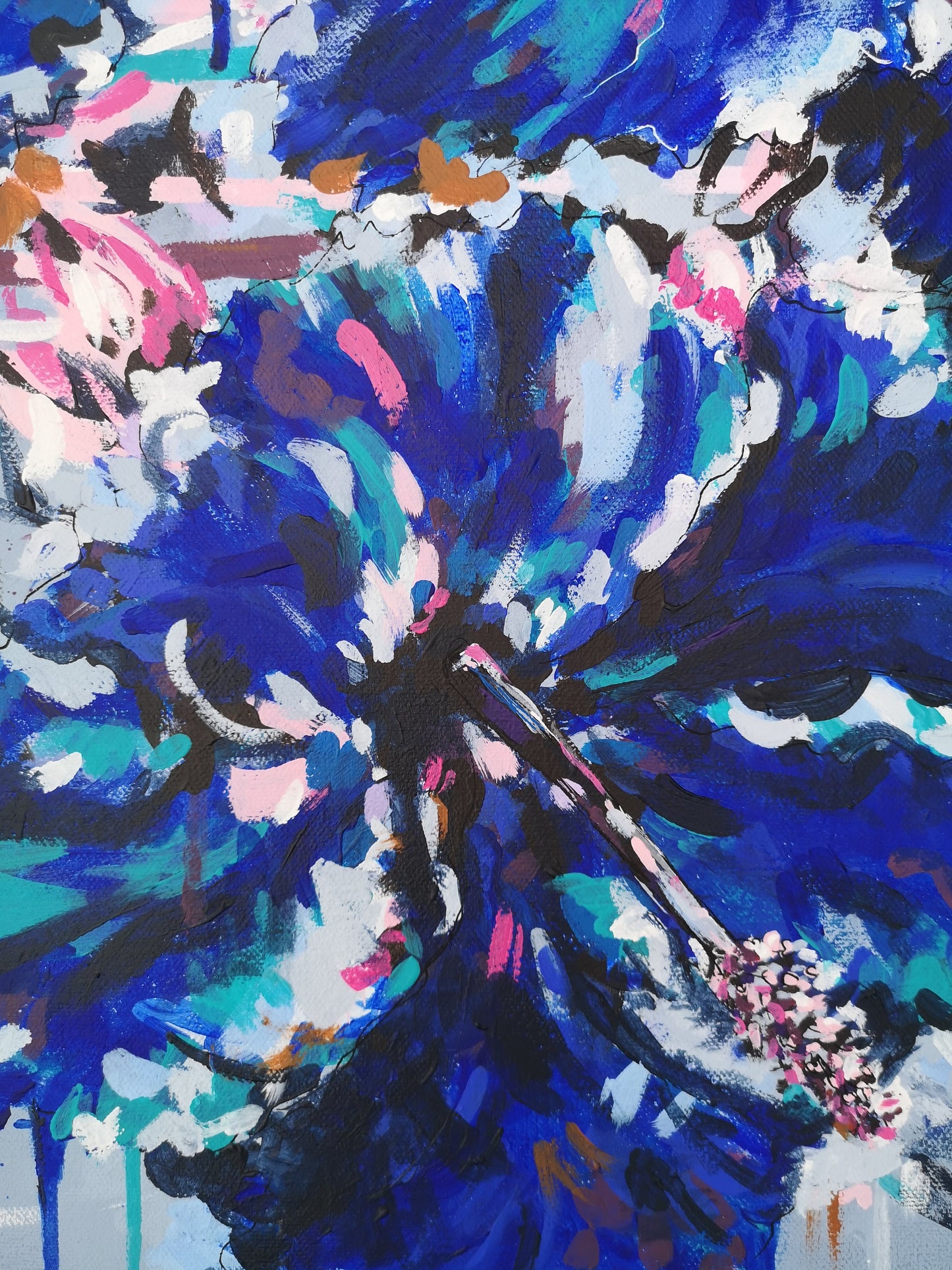 Hibiscus Lagoon (60x60cm)