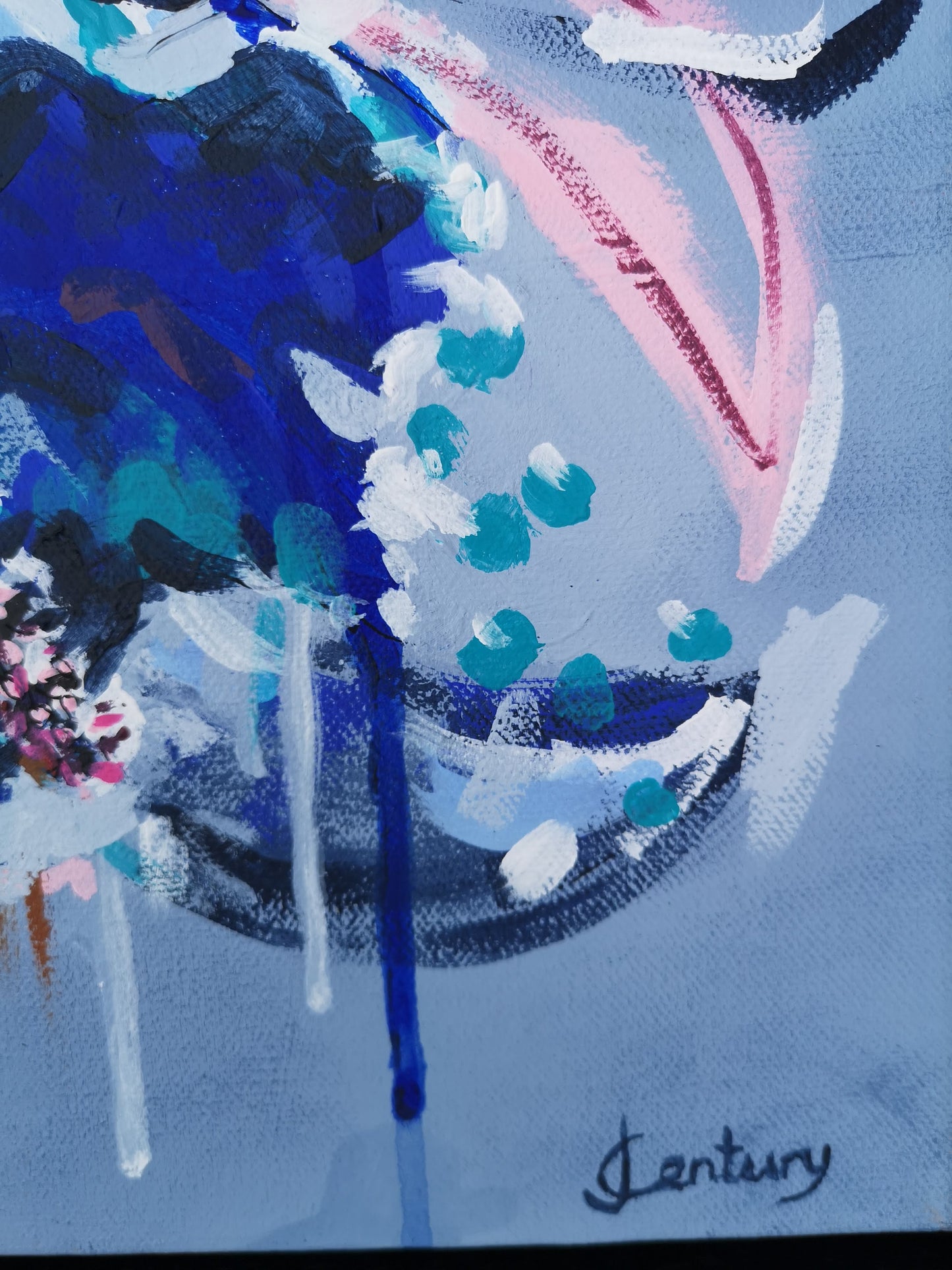 Hibiscus Lagoon (60x60cm)