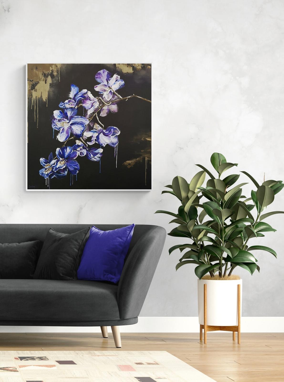 Orchid Falls (80x80cm)