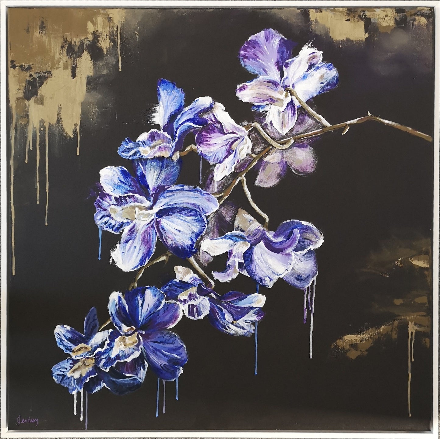 Orchid Falls (80x80cm)