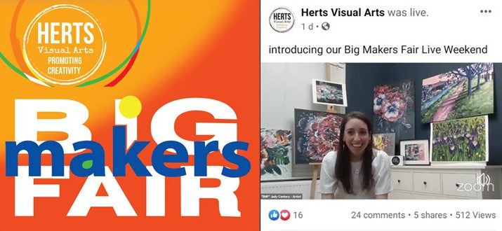 MARCH 2021: Big Makers Fair, Herts Visual Arts