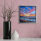Magenta Flare (34x34cm)