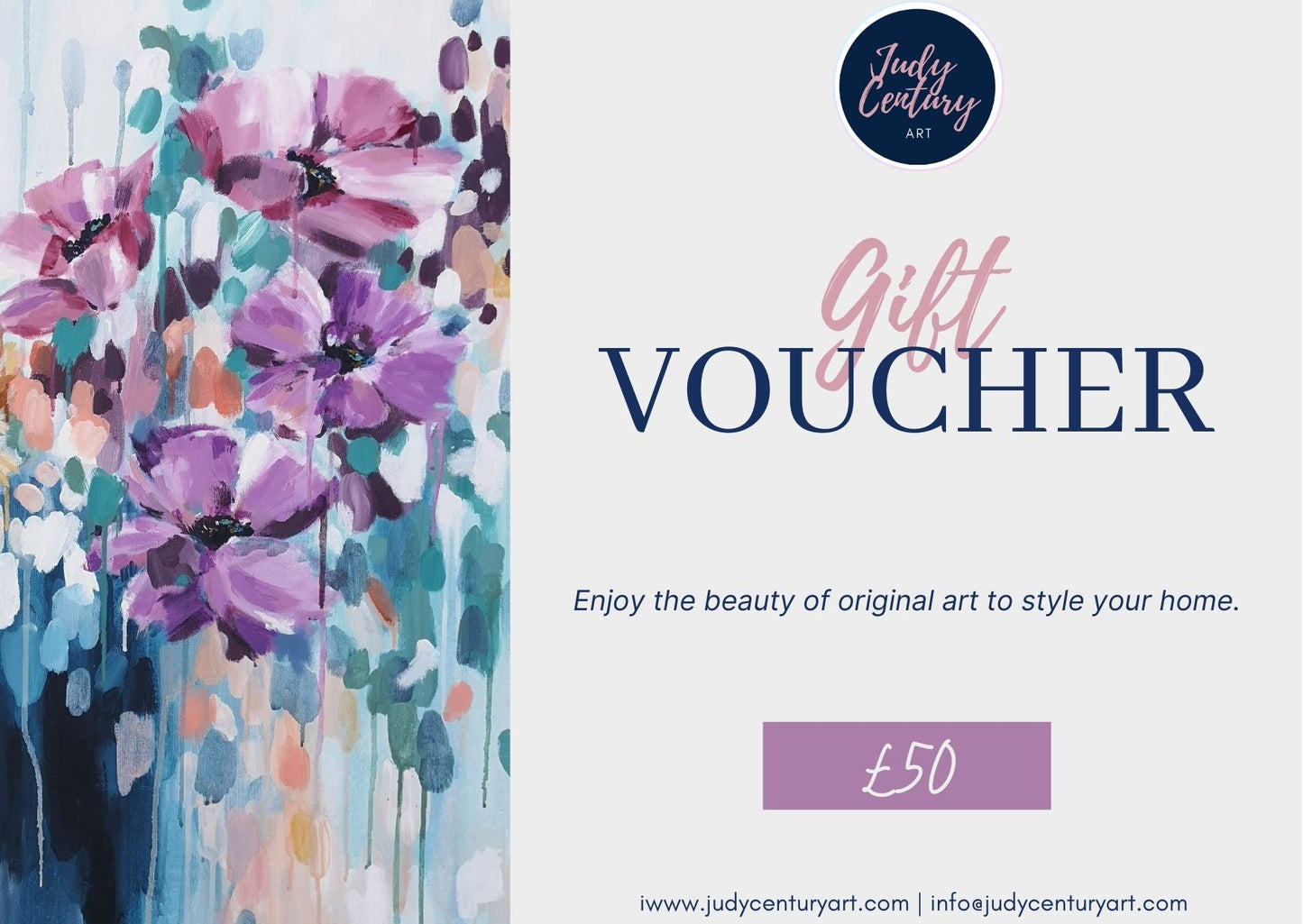 Gift Voucher for Paintings and Prints