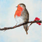 Christmas Robin painting craft workshop