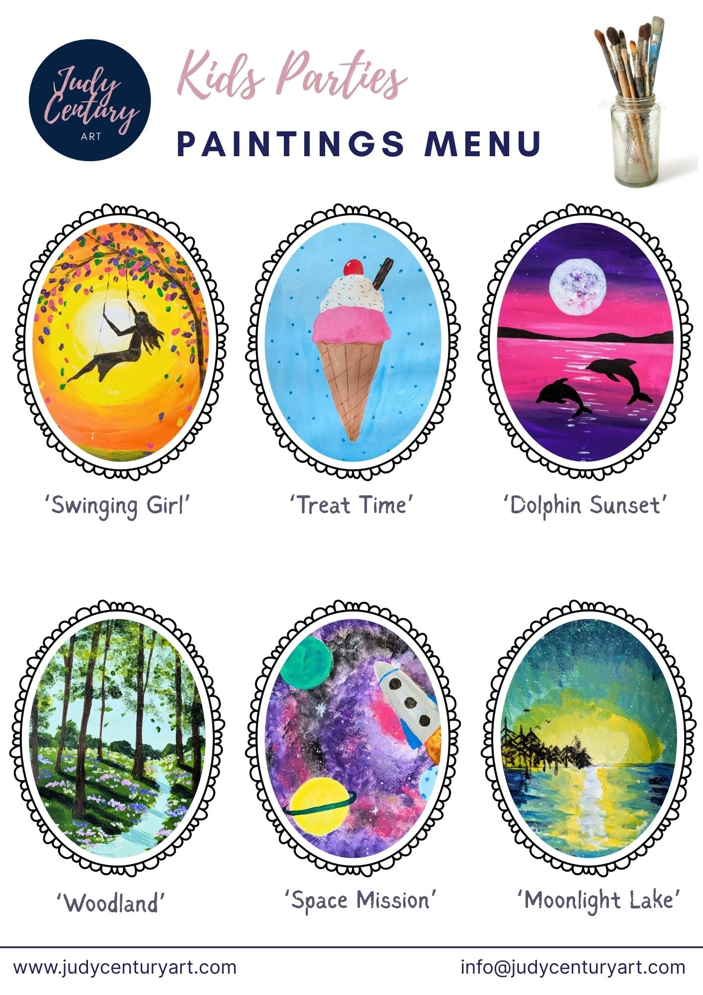 KIDS PAINTING PARTY - Celebrate with creativity and art!