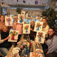 QUIRKY BLOOMS - Painting Workshop at Megan's Restaurant, Welwyn, Hertfordshire - Tuesday 30th SEPTEMBER 2025, 7.30pm