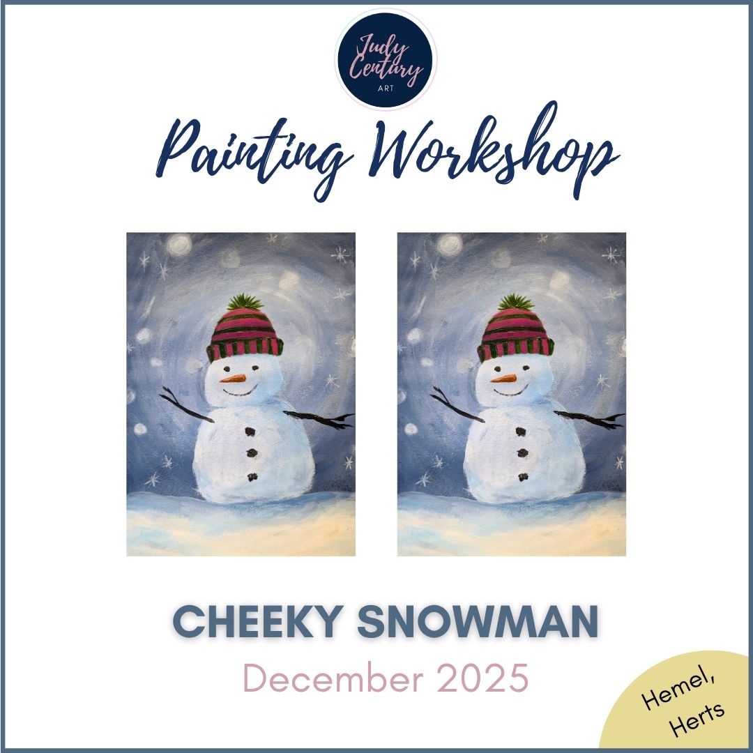 CHEEKY SNOWMAN - Painting Workshop at The Crabtree, Hemel Hempstead, Herts - Wednesday 17th DECEMBER 2025, 7.30pm