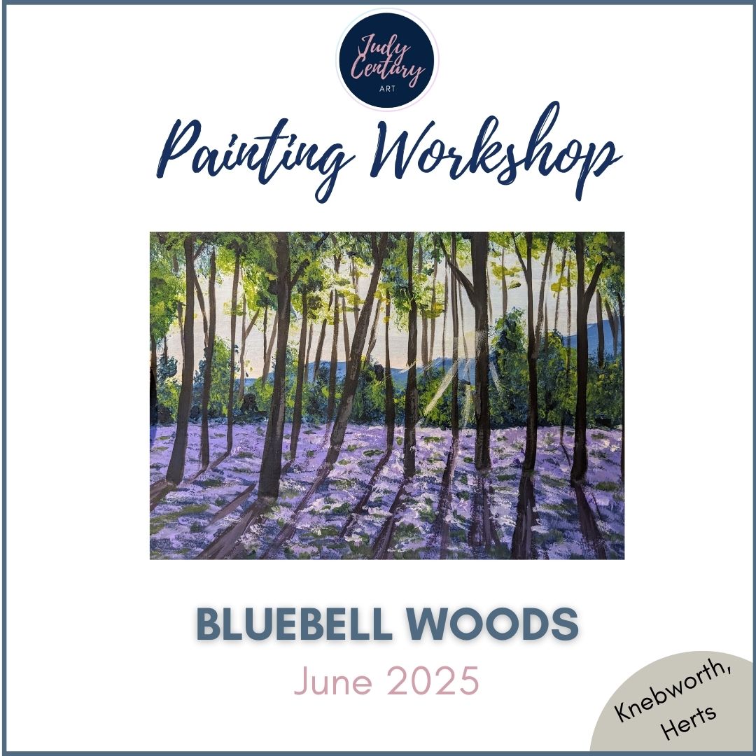 BLUEBELL WOODS - Painting Workshop at Odyssey Spa, Knebworth, Herts -  Monday 9th JUNE 2025, 10am