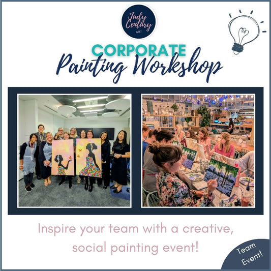 CORPORATE PAINTING WORKSHOP - Team building event!