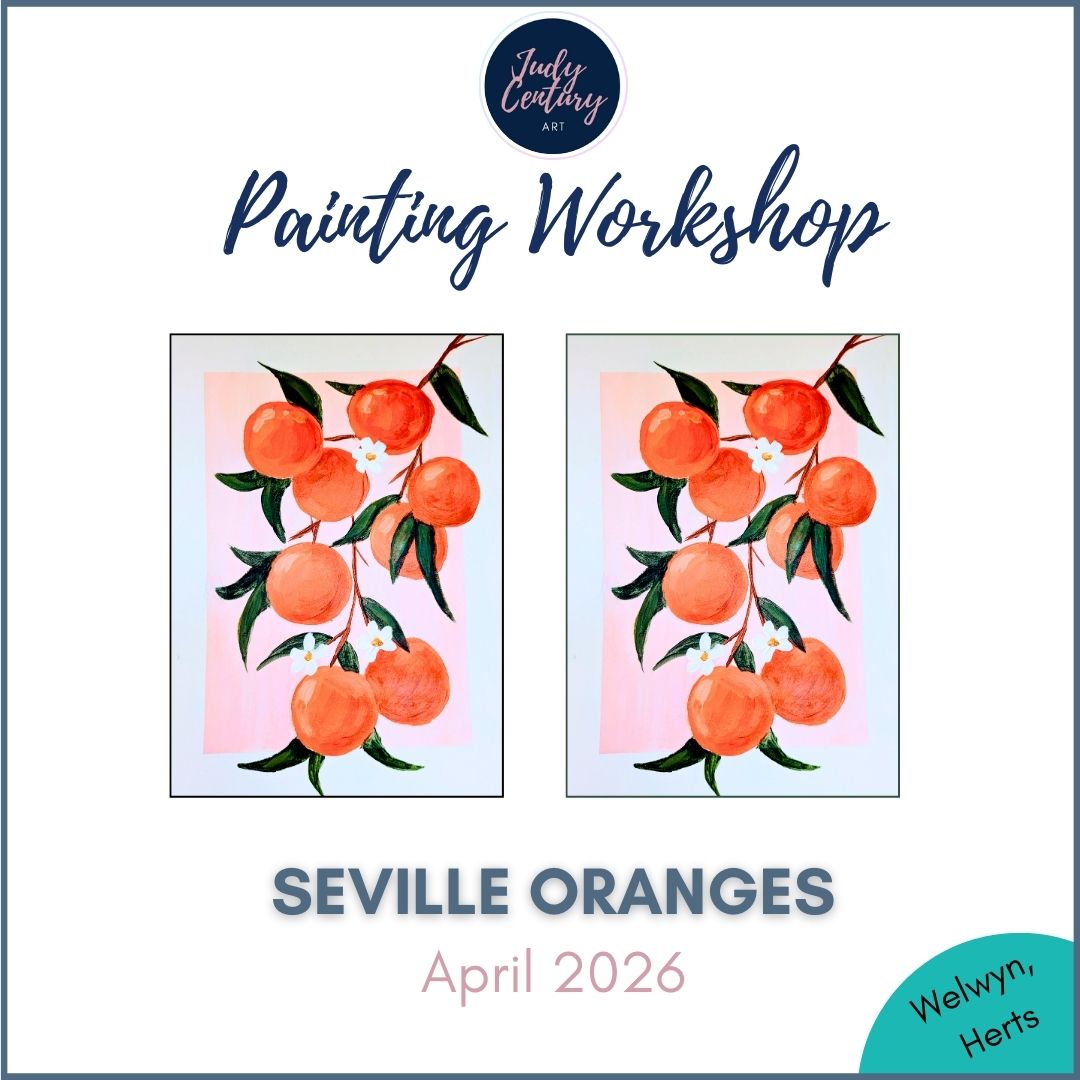 SEVILLE ORANGES - Painting Workshop at Megan's Restaurant, Welwyn, Hertfordshire - Wednesday 22nd April 2026, 7.30pm