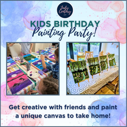 KIDS PAINTING PARTY - Celebrate with creativity and art!