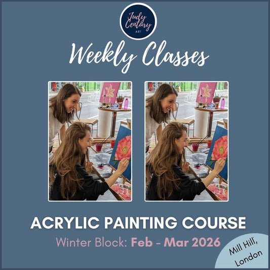 WEEKLY ACRYLIC PAINTING CLASSES - THURSDAY Morning Course - 5 week Winter block (Feb - Mar 26) - The Eversfield Centre, Mill Hill, London
