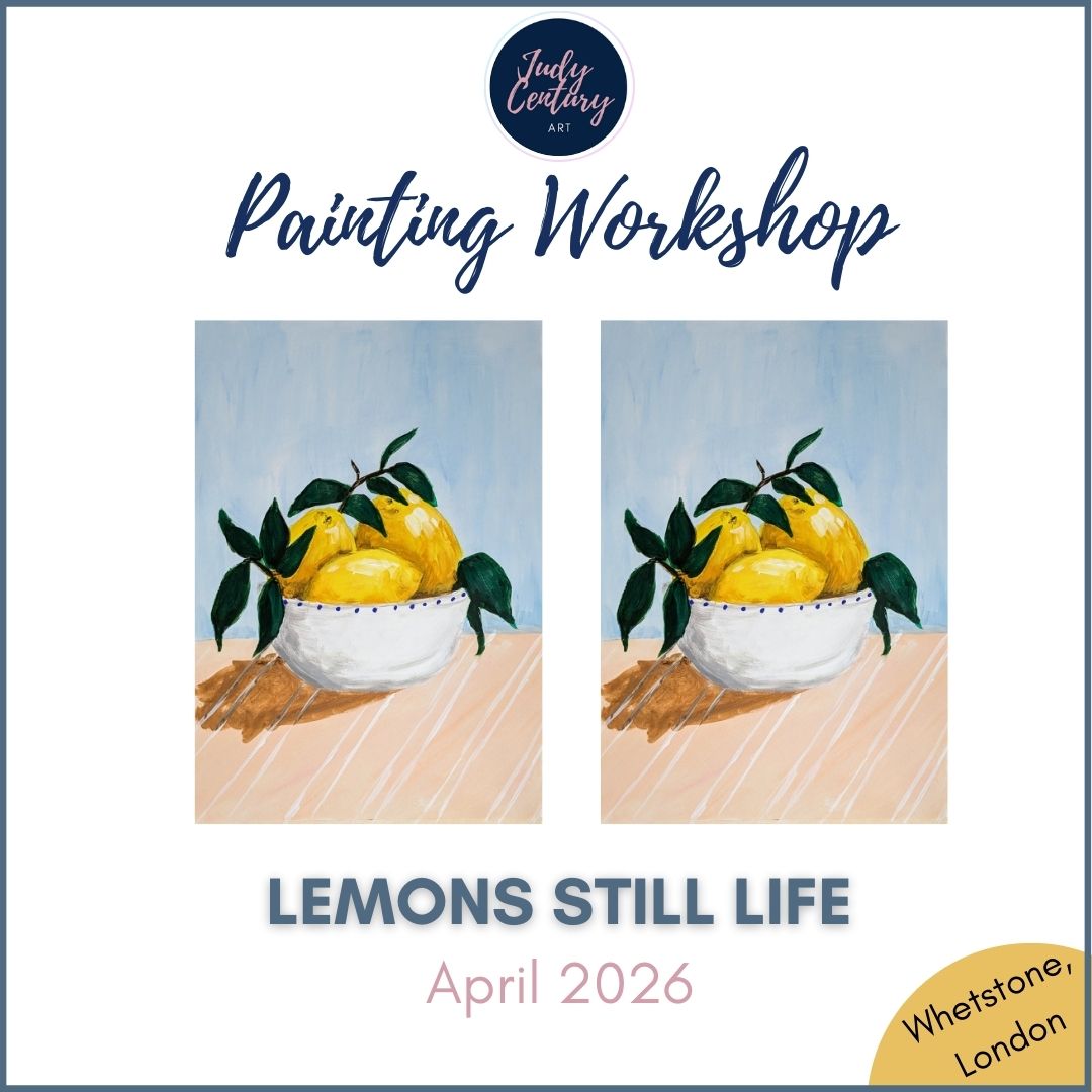 LEMONS STILL LIFE - Painting Workshop at The Griffin, Whetstone, London - Thursday 9th APRIL 2026, 7.30pm