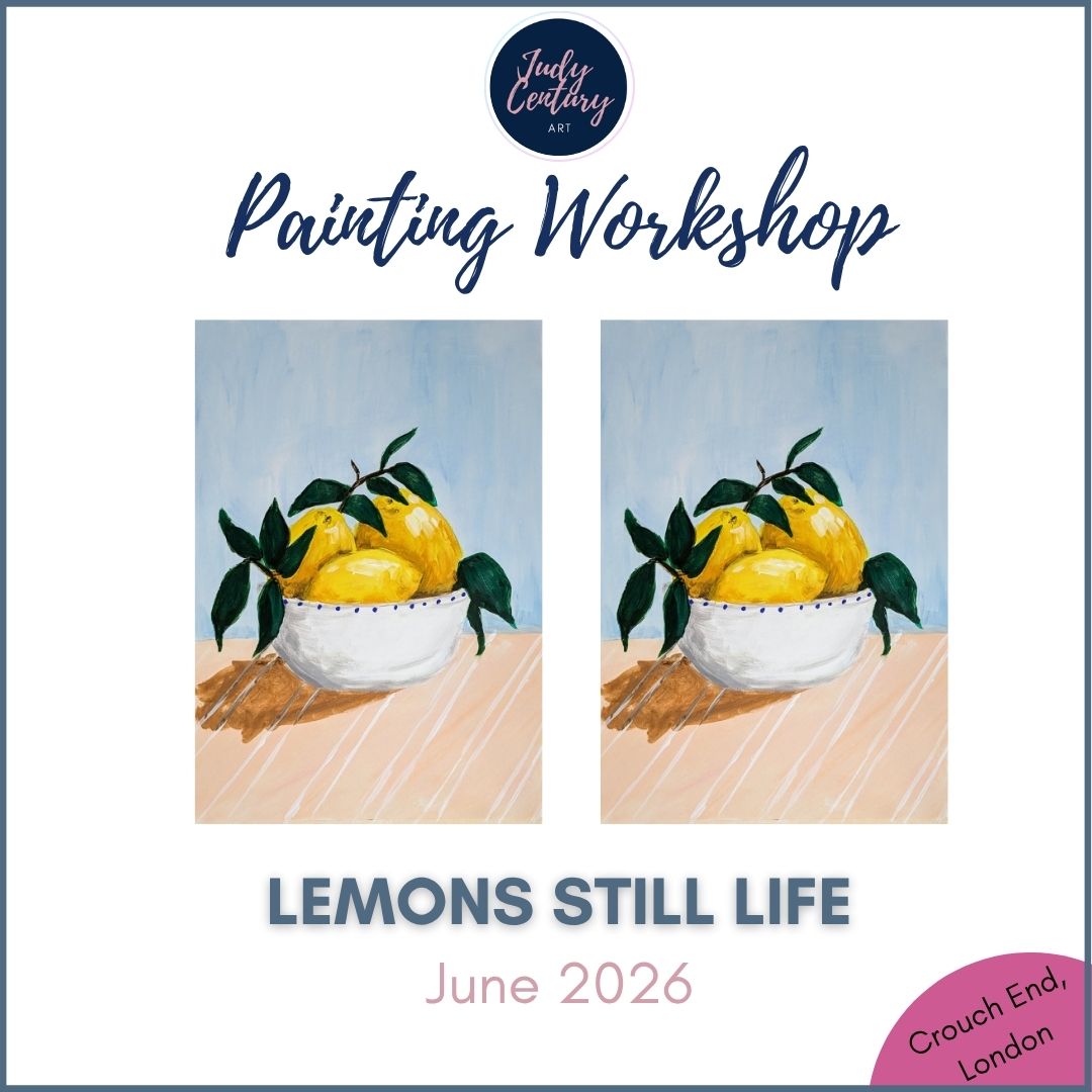 LEMONS STILL LIFE - Painting Workshop at Kids n' Joy, Crouch End, London - Wednesday 3rd JUNE 2026, 10am