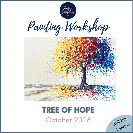 TREE OF HOPE - Painting Workshop at The Three Hammers, Mill Hill, London - Tuesday 7th OCTOBER 2026, 7.30pm