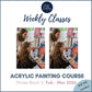 WEEKLY ACRYLIC PAINTING CLASSES - THURSDAY Morning Course - 5 week Winter block (Feb - Mar 26) - The Eversfield Centre, Mill Hill, London