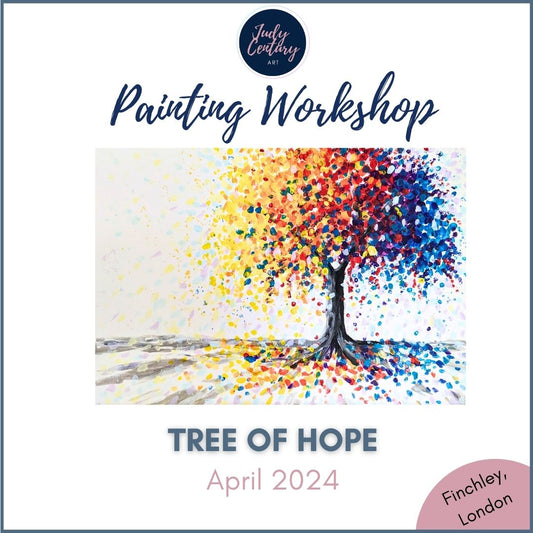 TREE OF HOPE - Painting Workshop at The Catcher in the Rye Pub, Finchley, London - Tuesday 16th APRIL 2024, 7.30pm