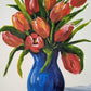 EXPRESSIVE VASE OF TULIPS - Painting Workshop at Megan's, Welwyn, Hertfordshire - 19th MARCH 2024, 10am