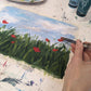 WILDFLOWER MEADOW - Painting Workshop at The Catcher in The Rye Pub, Finchley, London - 28th NOVEMBER 2023